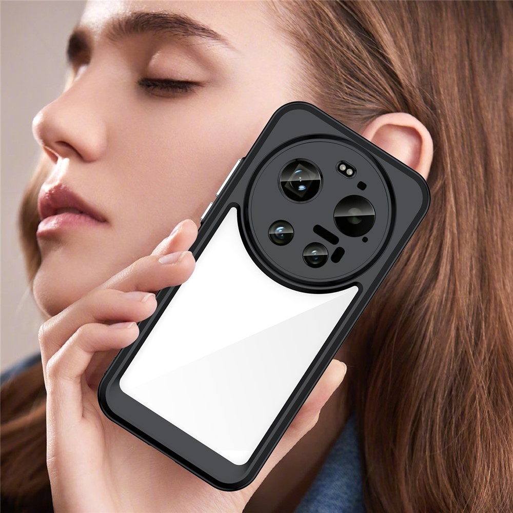 Gelový obal s pevnými zády na Xiaomi 17 Ultra - černý