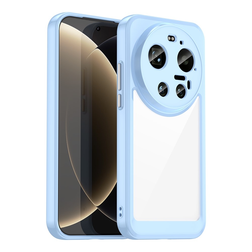 Gelový obal s pevnými zády na Xiaomi 17 Ultra - modrý