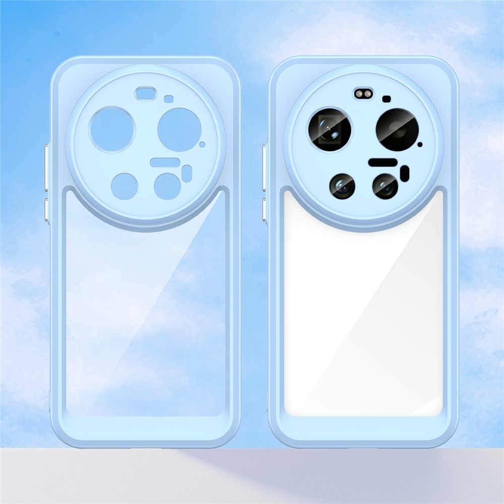 Gelový obal s pevnými zády na Xiaomi 17 Ultra - modrý