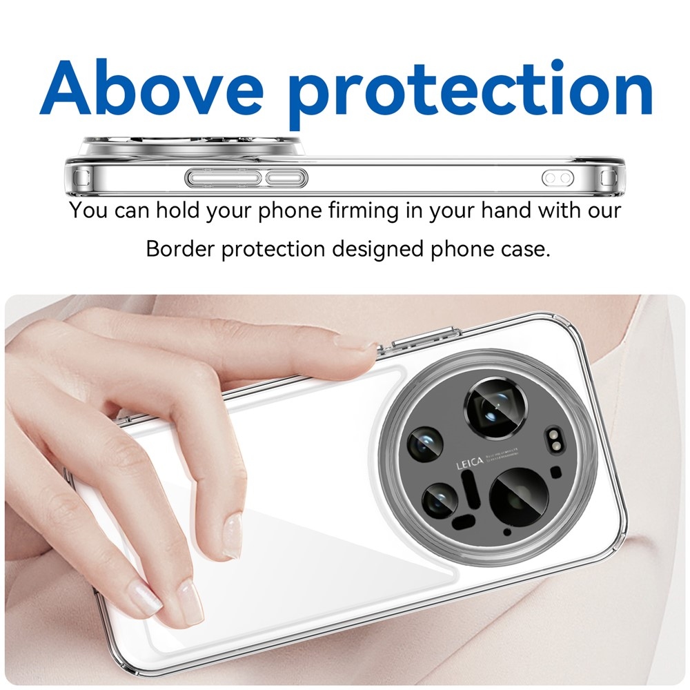 Gelový obal s pevnými zády na Xiaomi 17 Ultra - průhledný