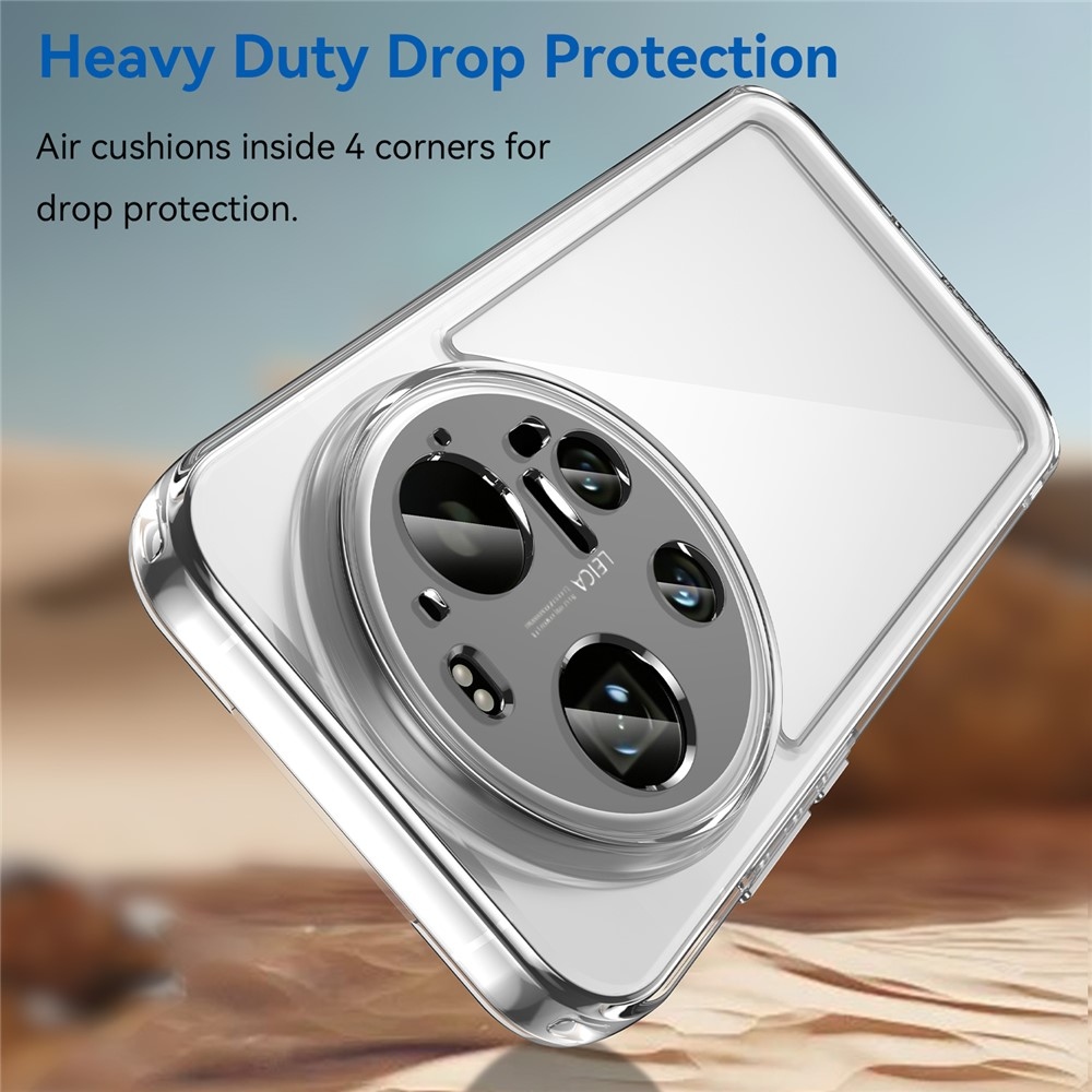 Gelový obal s pevnými zády na Xiaomi 17 Ultra - průhledný