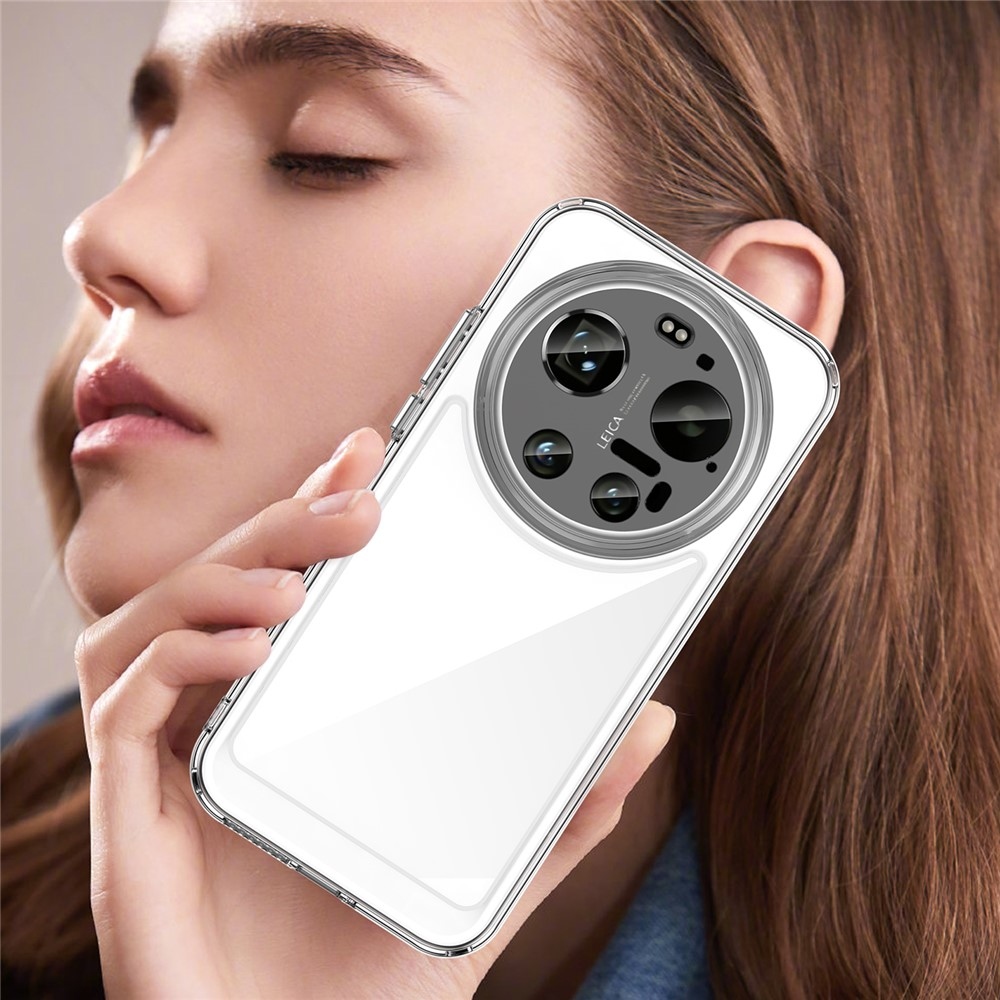 Gelový obal s pevnými zády na Xiaomi 17 Ultra - průhledný