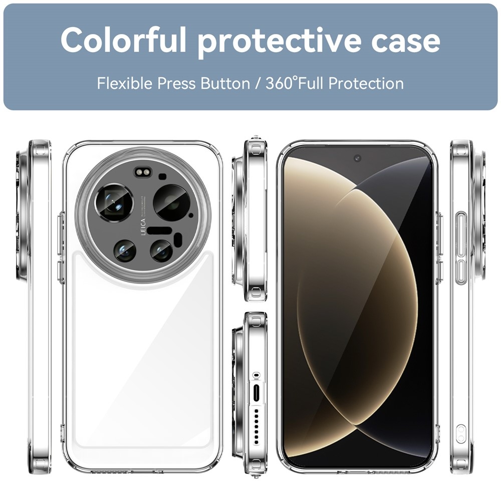 Gelový obal s pevnými zády na Xiaomi 17 Ultra - průhledný