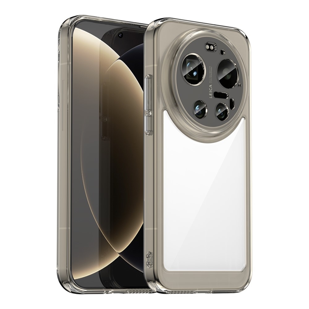 Gelový obal s pevnými zády na Xiaomi 17 Ultra - šedý