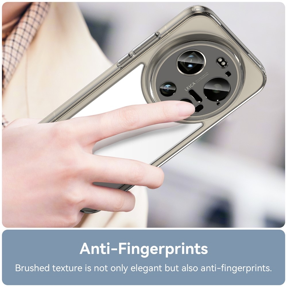 Gelový obal s pevnými zády na Xiaomi 17 Ultra - šedý