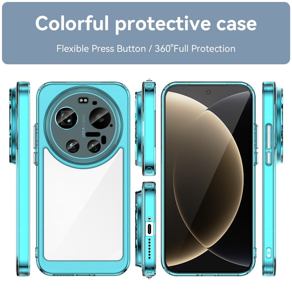 Gelový obal s pevnými zády na Xiaomi 17 Ultra - světlemodrý