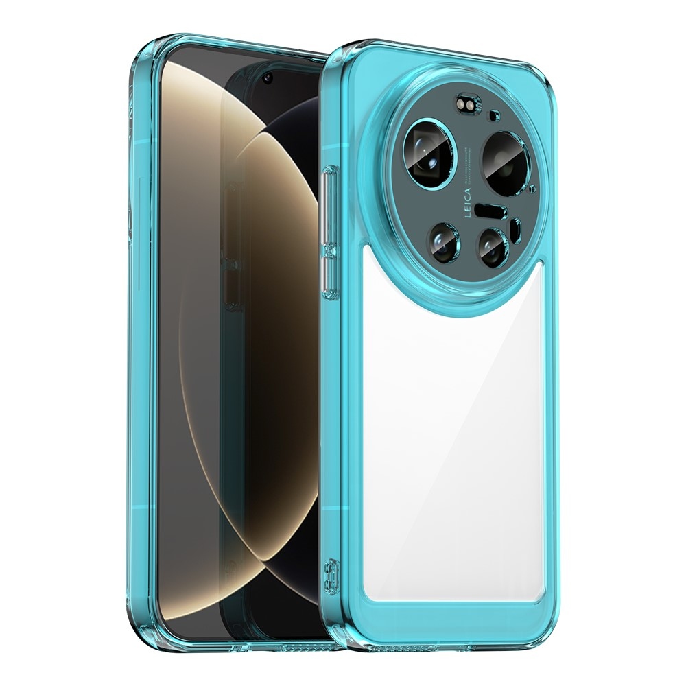 Gelový obal s pevnými zády na Xiaomi 17 Ultra - světlemodrý