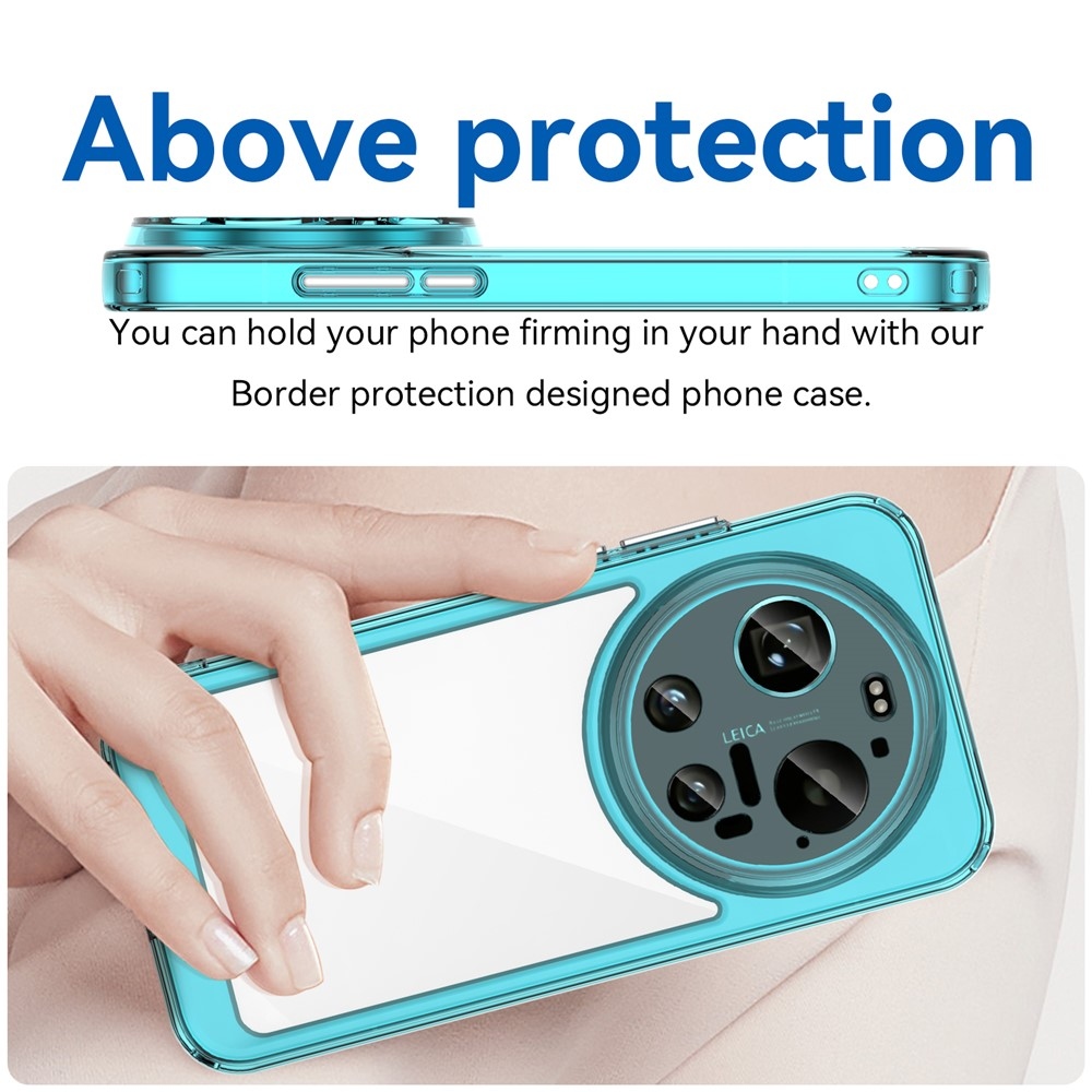 Gelový obal s pevnými zády na Xiaomi 17 Ultra - světlemodrý