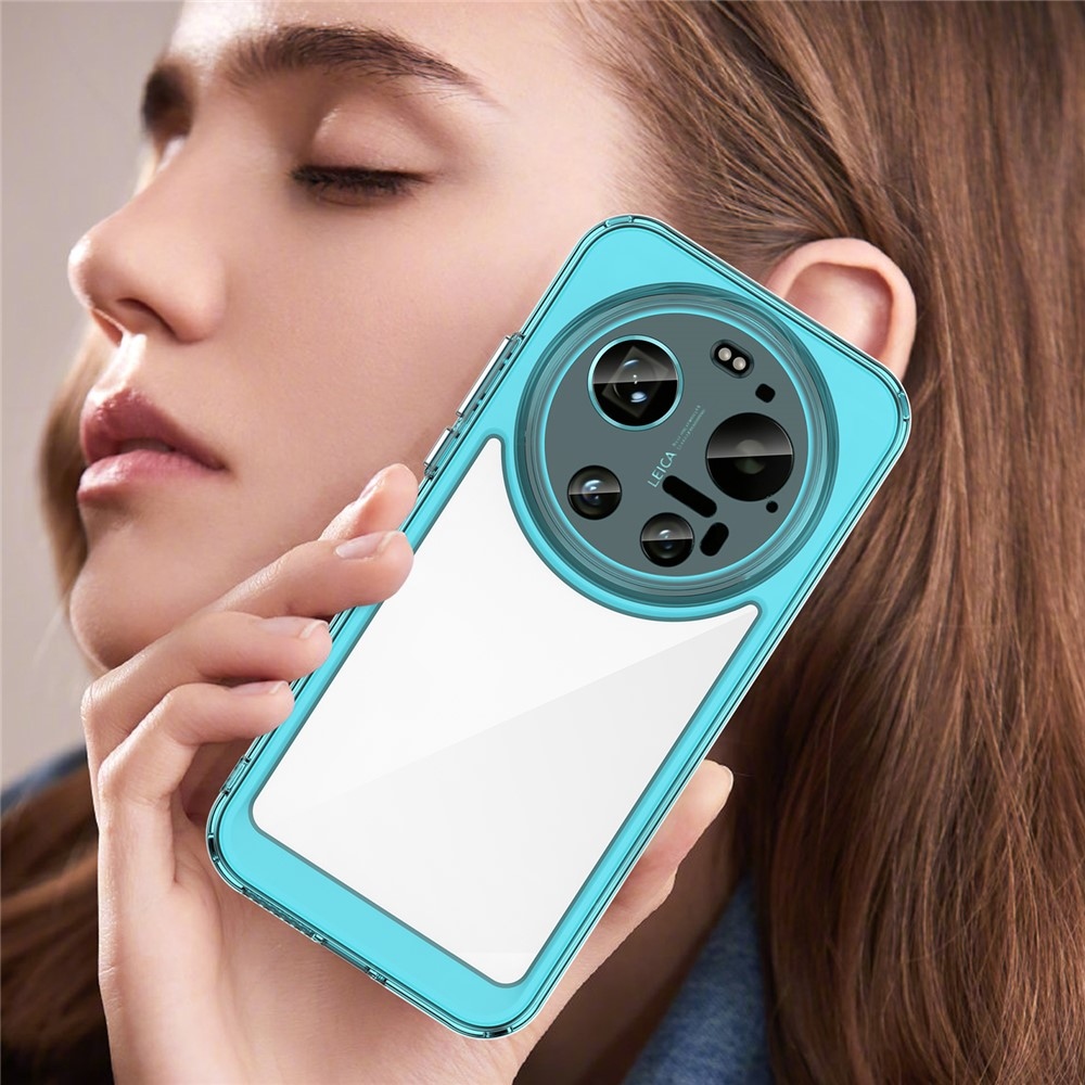 Gelový obal s pevnými zády na Xiaomi 17 Ultra - světlemodrý