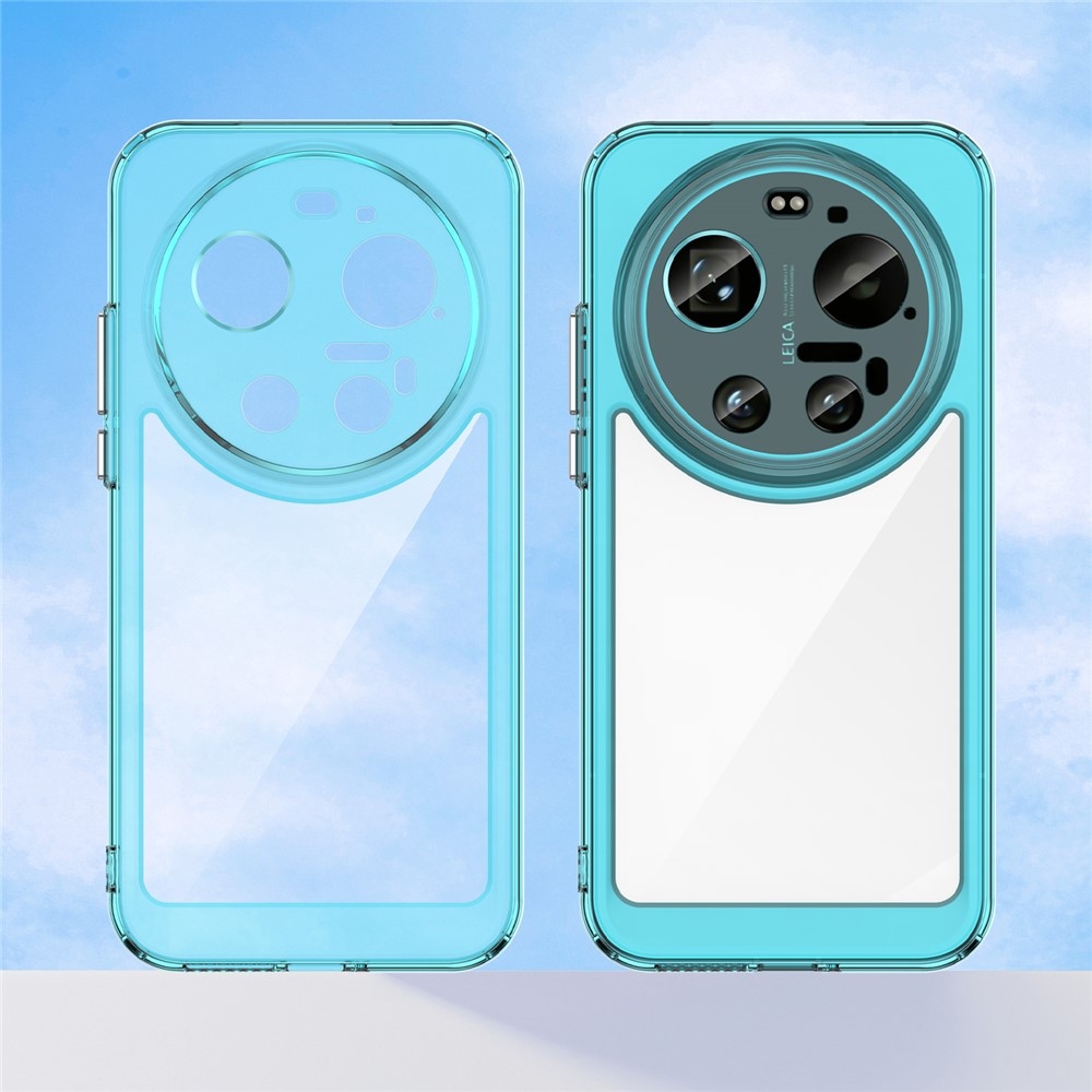 Gelový obal s pevnými zády na Xiaomi 17 Ultra - světlemodrý