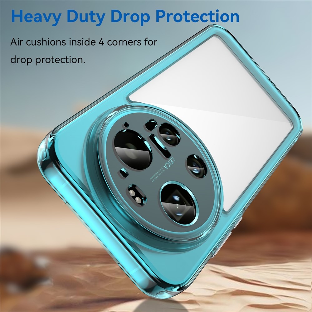 Gelový obal s pevnými zády na Xiaomi 17 Ultra - světlemodrý