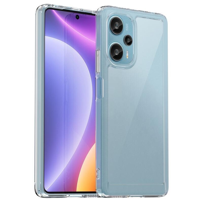 Gelový obal s pevnými zády na Xiaomi Poco F5 - průhledný