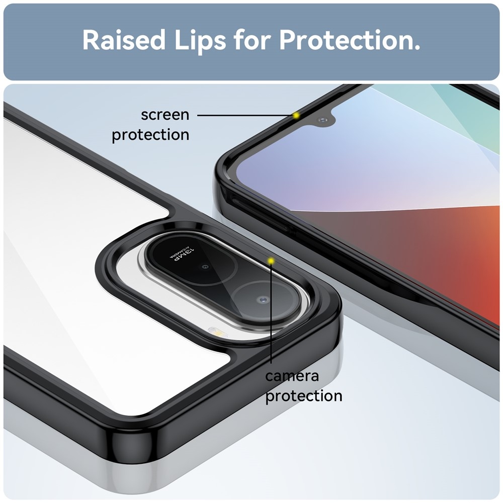 Gelový obal s pevnými zády na Xiaomi Redmi A7 Pro - černý