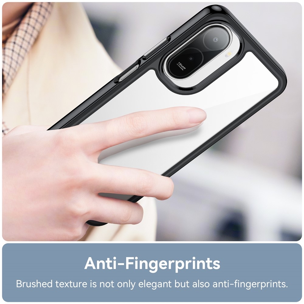 Gelový obal s pevnými zády na Xiaomi Redmi A7 Pro - černý