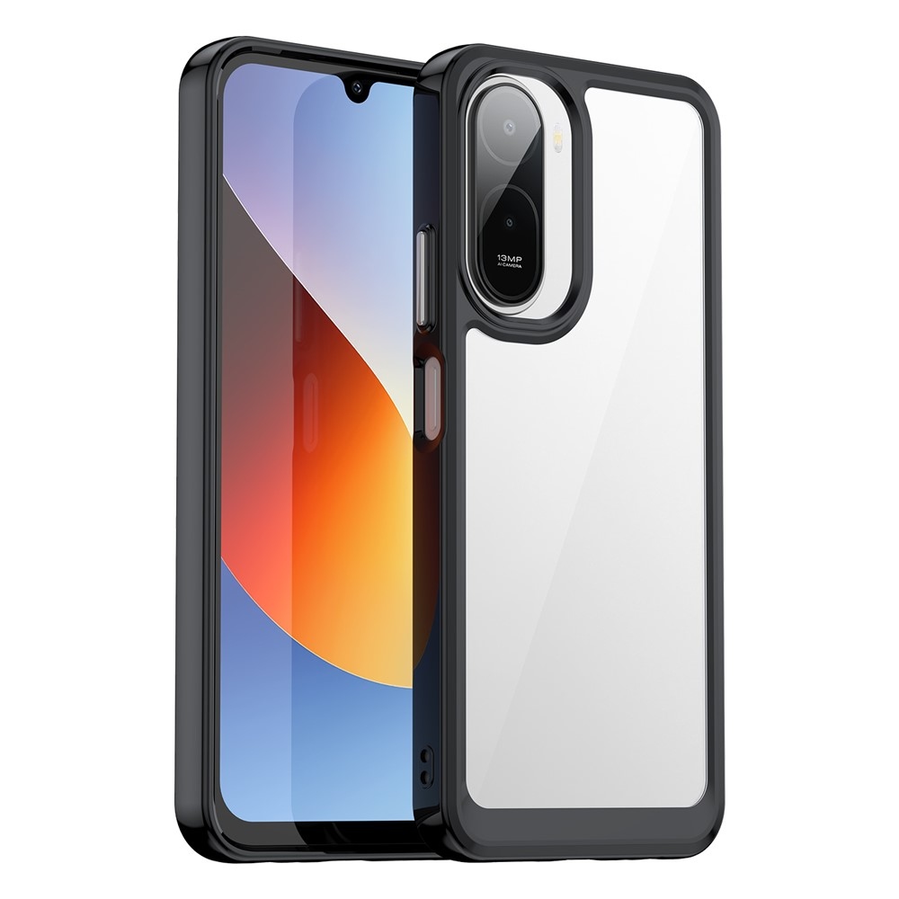 Gelový obal s pevnými zády na Xiaomi Redmi A7 Pro - černý