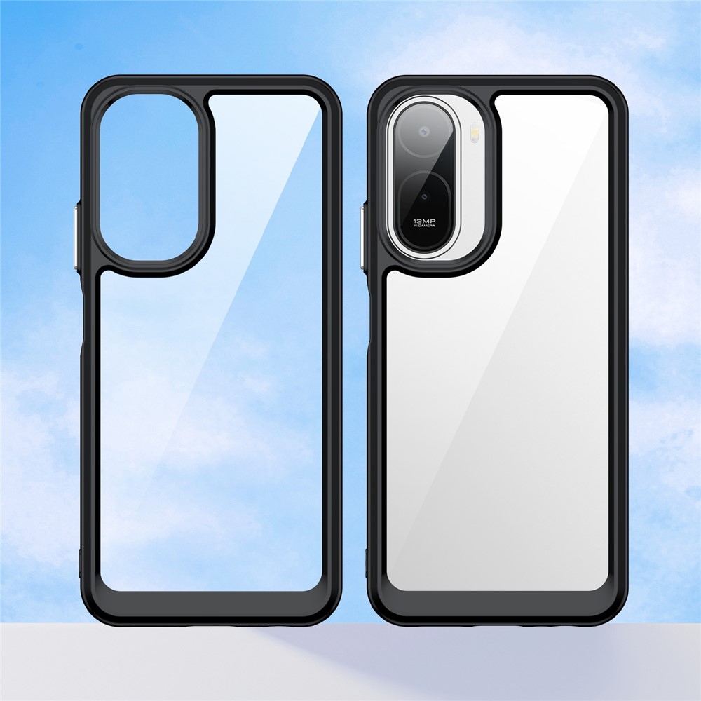 Gelový obal s pevnými zády na Xiaomi Redmi A7 Pro - černý