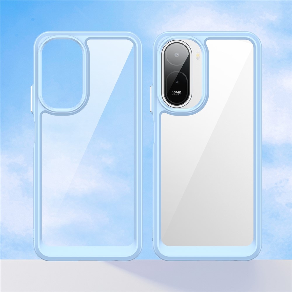 Gelový obal s pevnými zády na Xiaomi Redmi A7 Pro - modrý