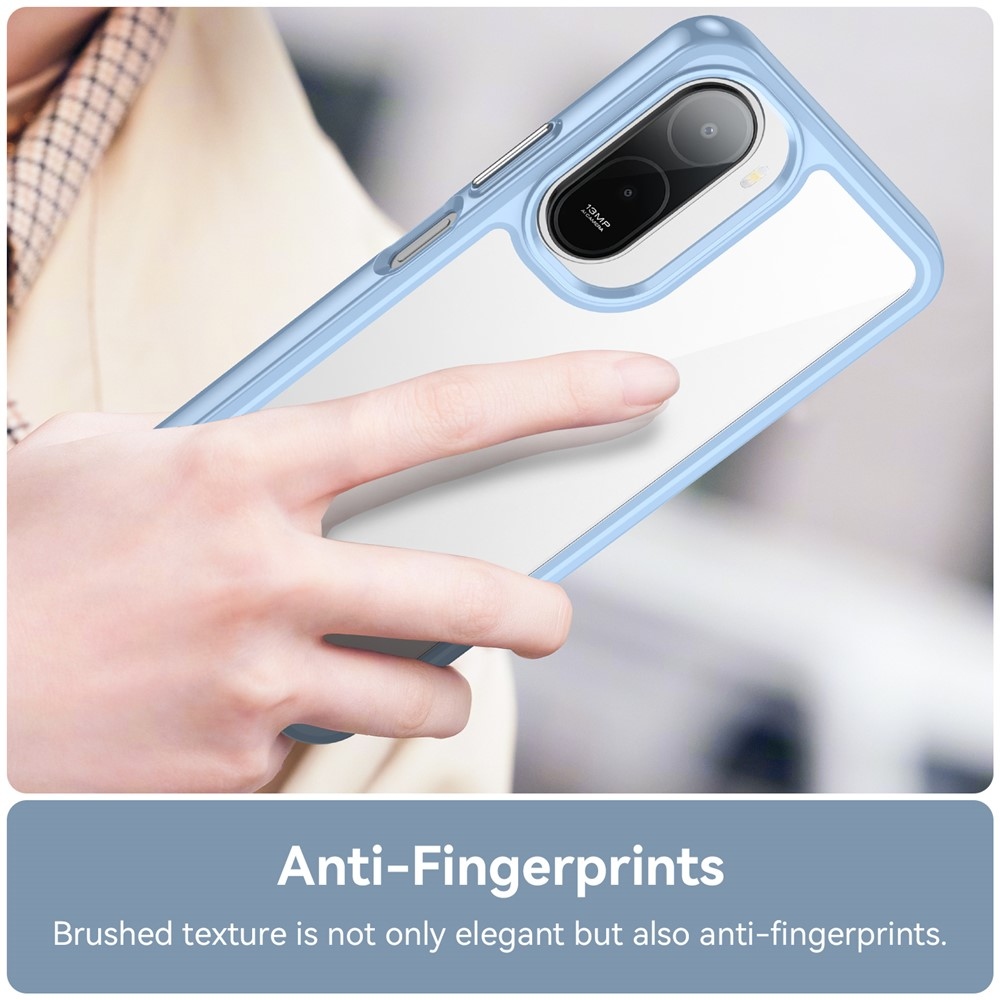 Gelový obal s pevnými zády na Xiaomi Redmi A7 Pro - modrý