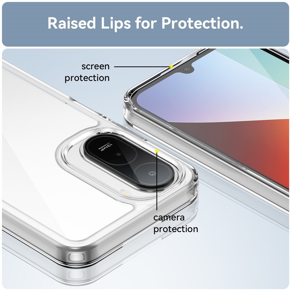 Gelový obal s pevnými zády na Xiaomi Redmi A7 Pro - průhledný