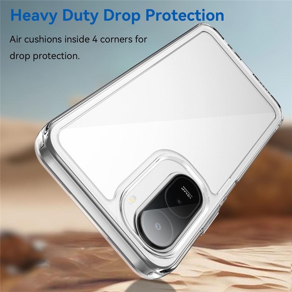 Gelový obal s pevnými zády na Xiaomi Redmi A7 Pro - průhledný