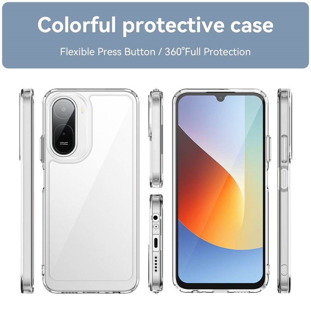 Gelový obal s pevnými zády na Xiaomi Redmi A7 Pro - průhledný