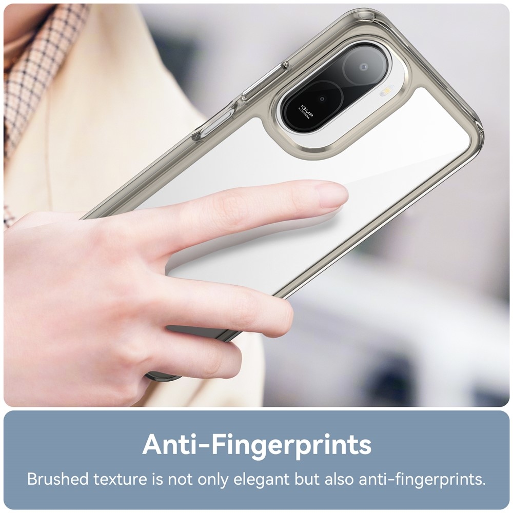 Gelový obal s pevnými zády na Xiaomi Redmi A7 Pro - šedý