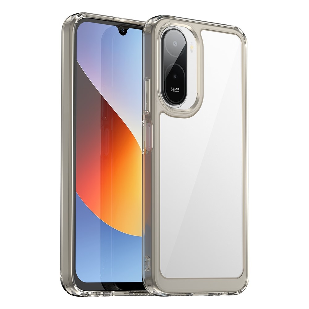Gelový obal s pevnými zády na Xiaomi Redmi A7 Pro - šedý