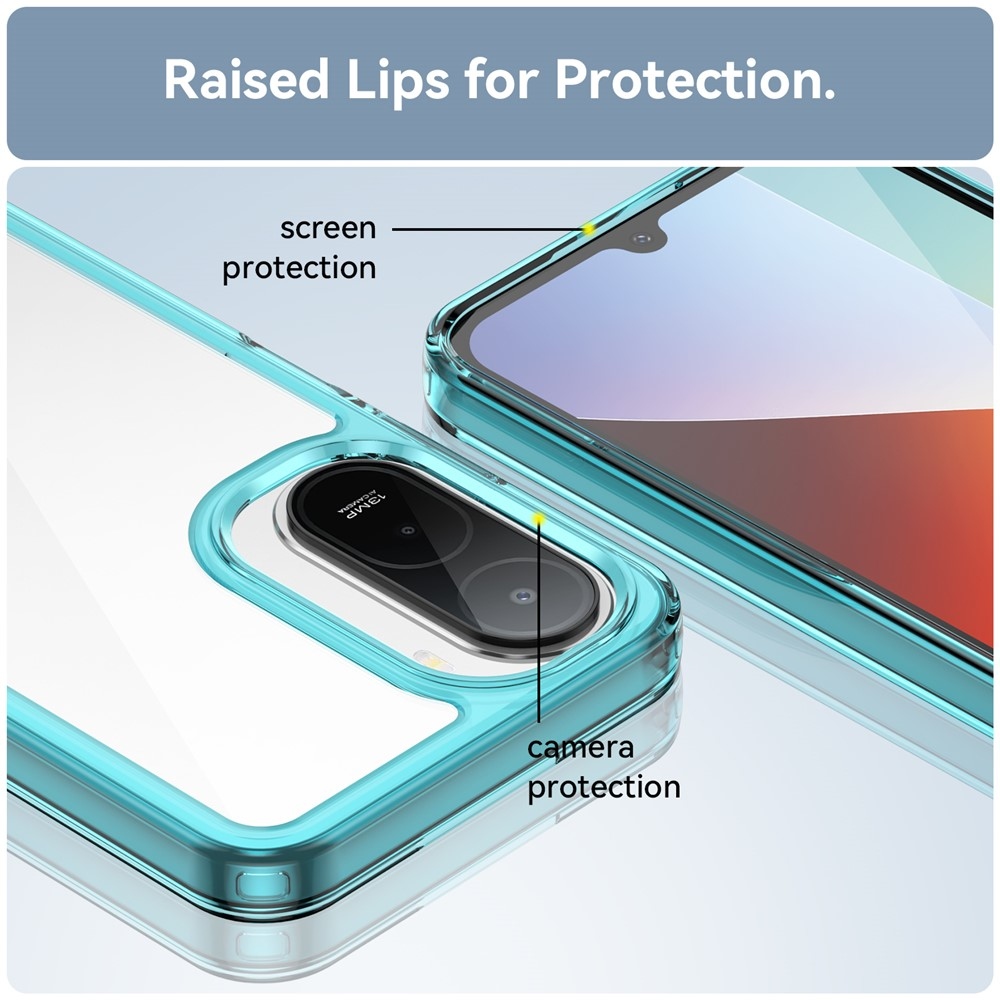 Gelový obal s pevnými zády na Xiaomi Redmi A7 Pro - světlemodrý