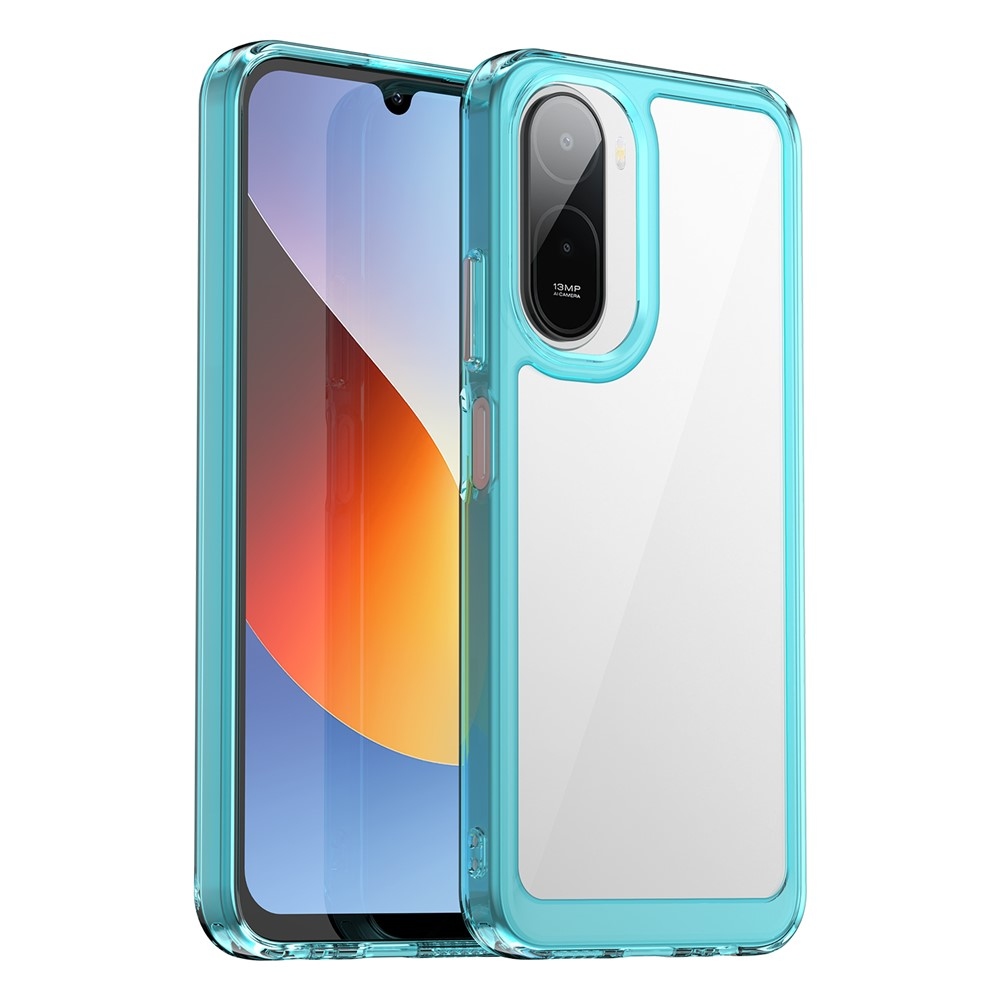 Gelový obal s pevnými zády na Xiaomi Redmi A7 Pro - světlemodrý