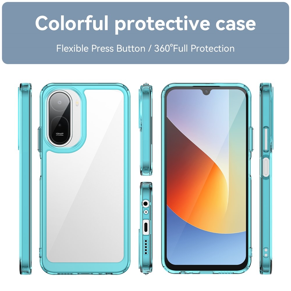 Gelový obal s pevnými zády na Xiaomi Redmi A7 Pro - světlemodrý