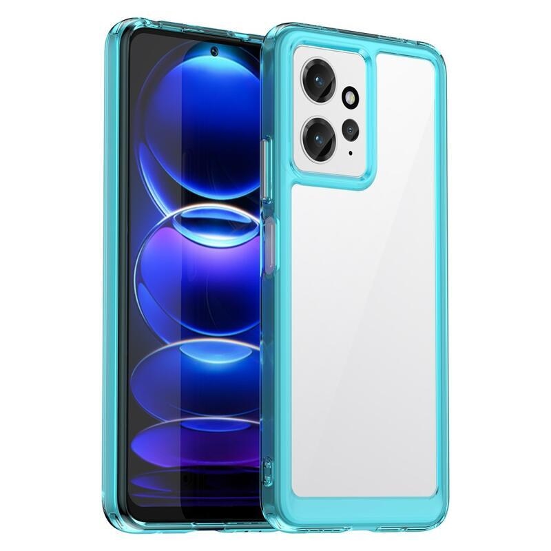 Gelový obal s pevnými zády na Xiaomi Redmi Note 12 4G - světlemodrý