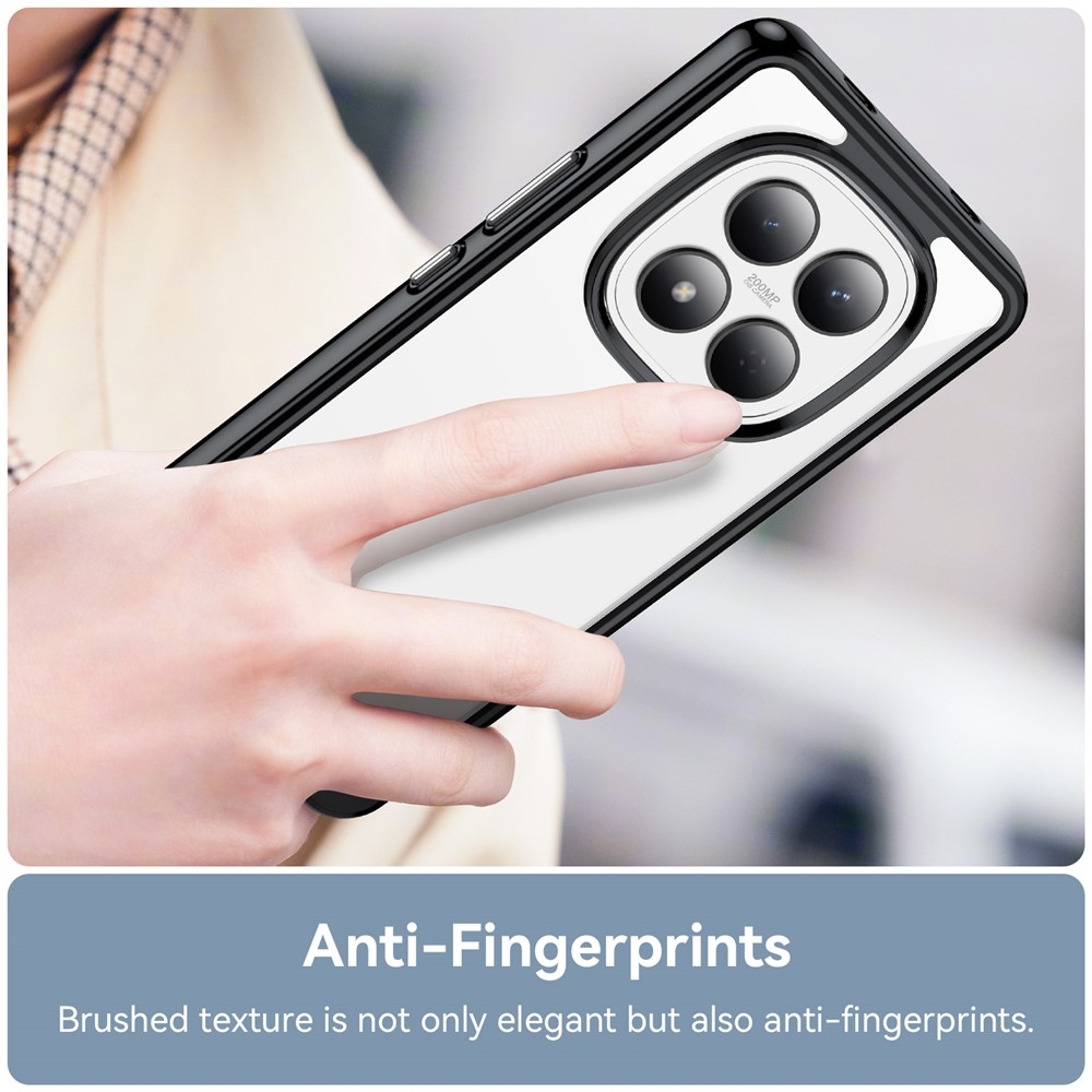 Gelový obal s pevnými zády na Xiaomi Redmi Note 15 Pro 4G - černý