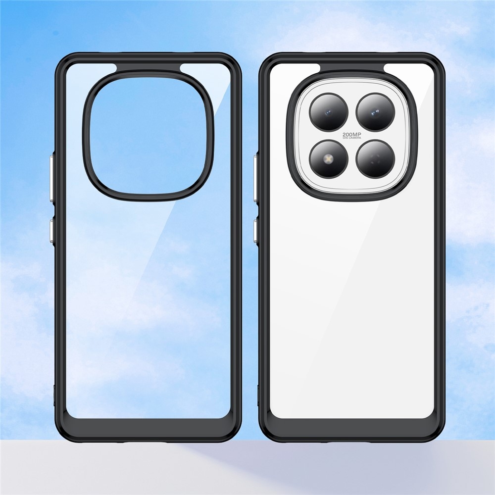 Gelový obal s pevnými zády na Xiaomi Redmi Note 15 Pro 4G - černý