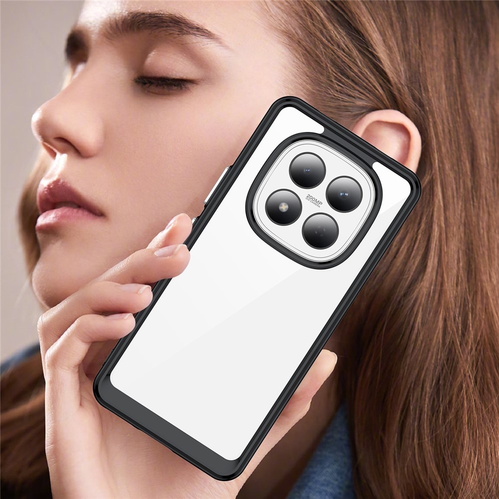 Gelový obal s pevnými zády na Xiaomi Redmi Note 15 Pro 4G - černý