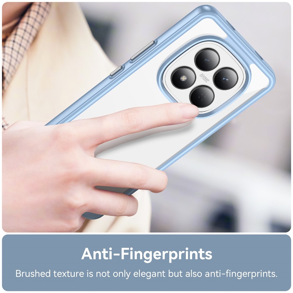 Gelový obal s pevnými zády na Xiaomi Redmi Note 15 Pro 4G - modrý