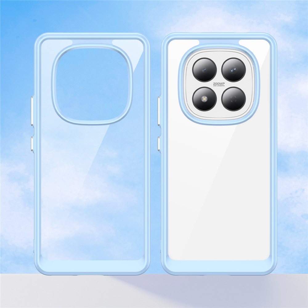 Gelový obal s pevnými zády na Xiaomi Redmi Note 15 Pro 4G - modrý