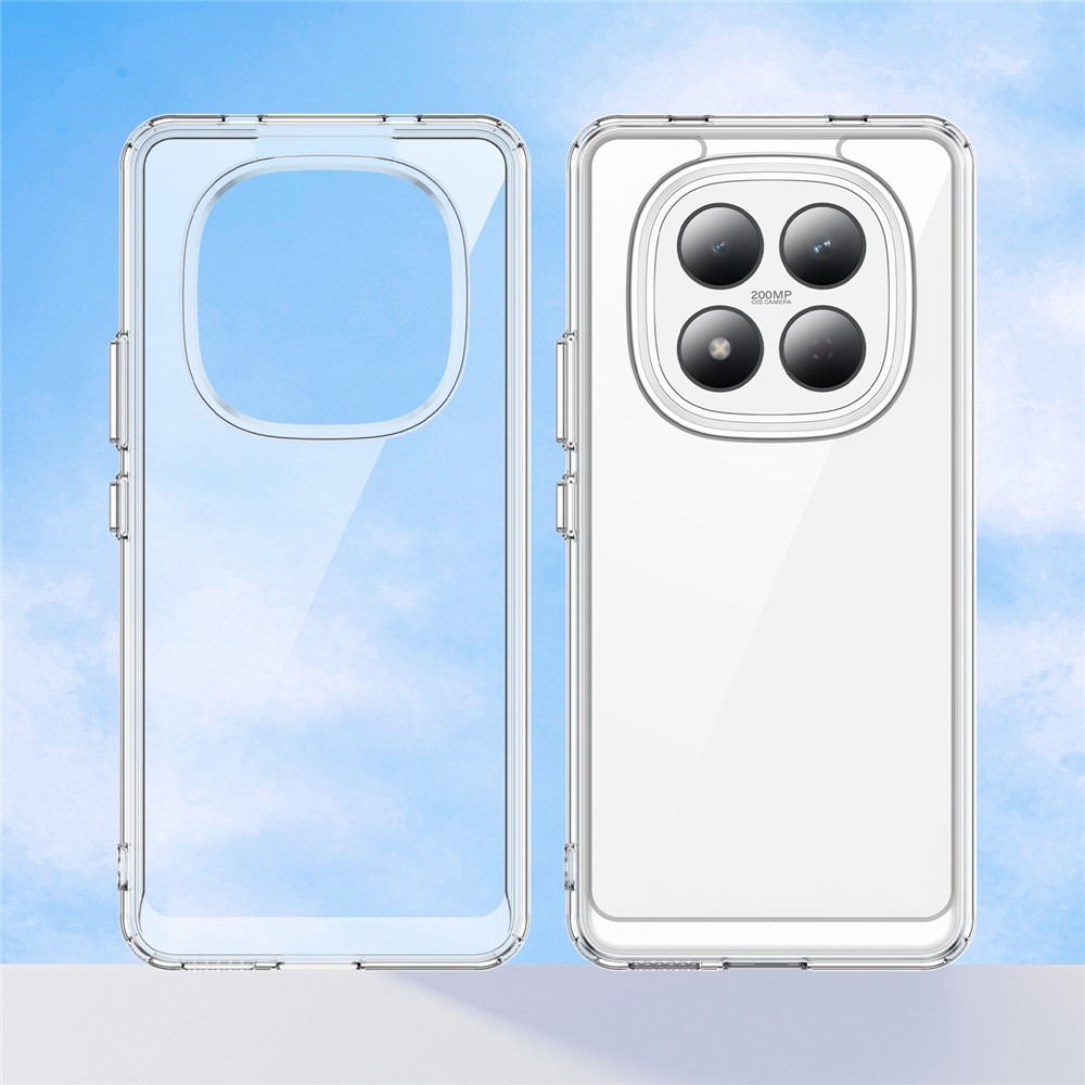 Gelový obal s pevnými zády na Xiaomi Redmi Note 15 Pro 4G - průhledný