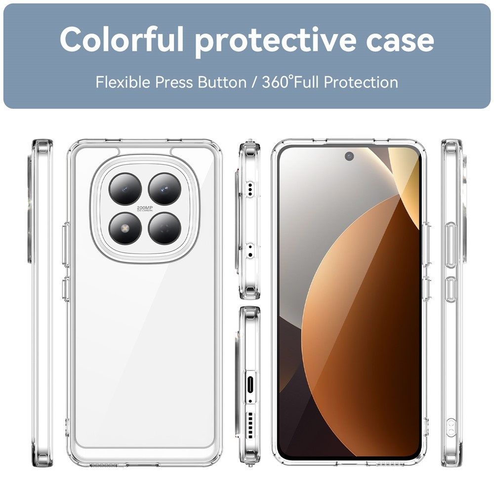 Gelový obal s pevnými zády na Xiaomi Redmi Note 15 Pro 4G - průhledný