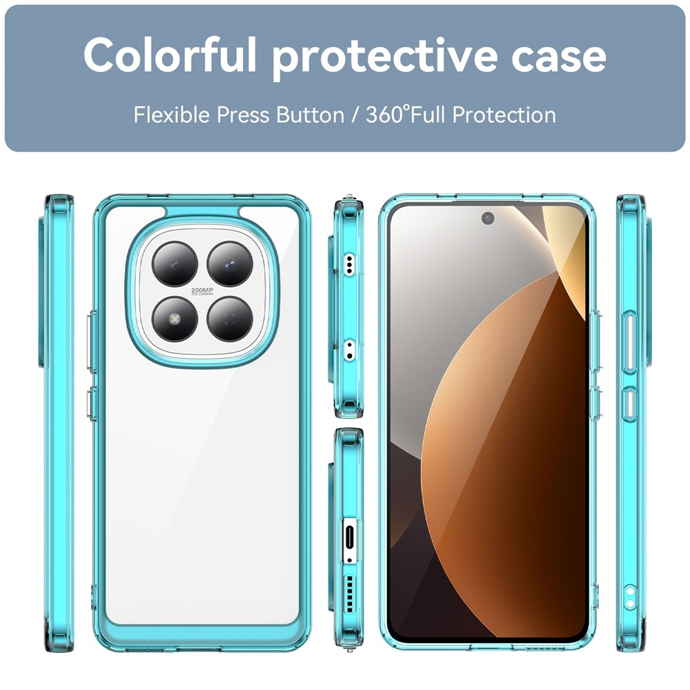 Gelový obal s pevnými zády na Xiaomi Redmi Note 15 Pro 4G - světlemodrý