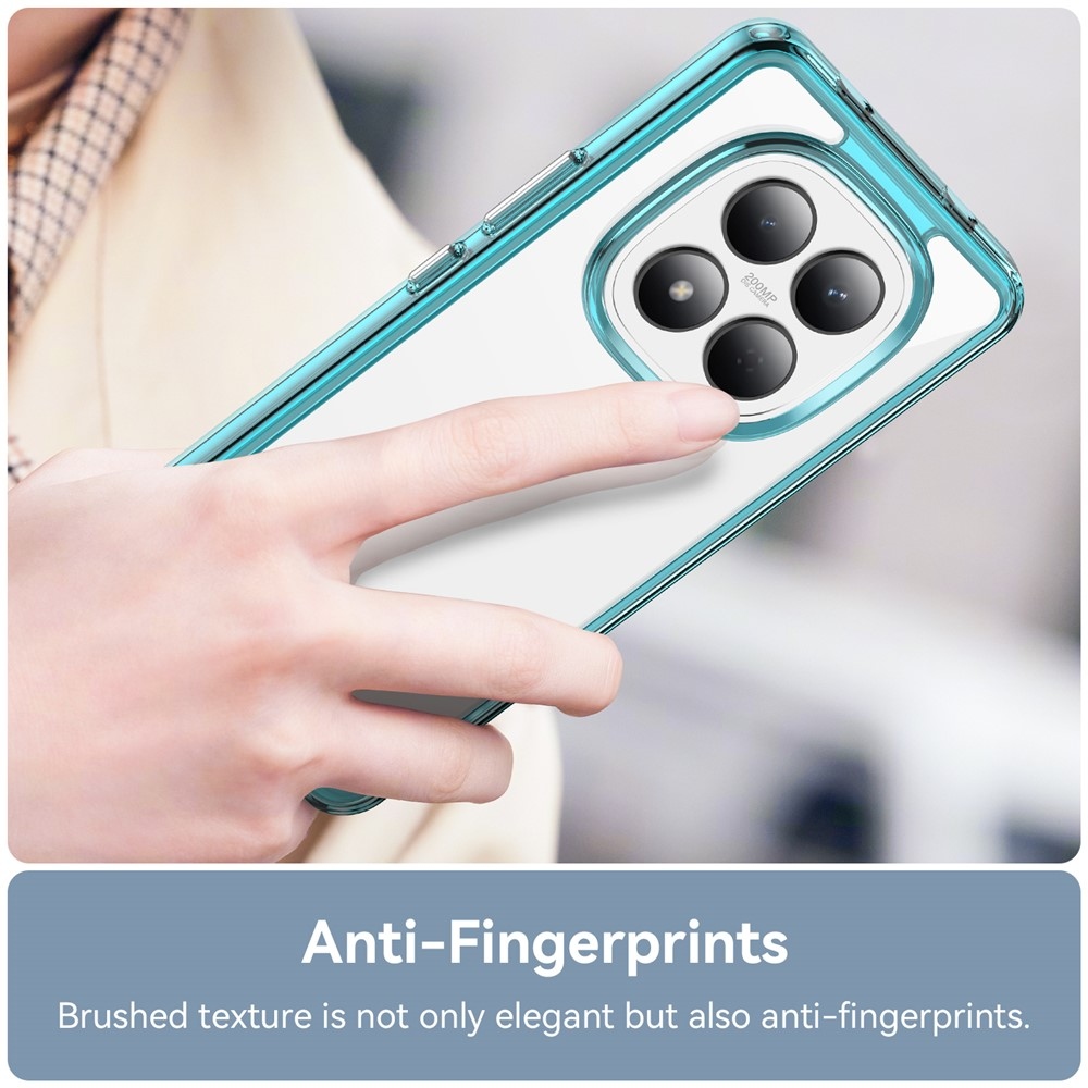 Gelový obal s pevnými zády na Xiaomi Redmi Note 15 Pro 4G - světlemodrý