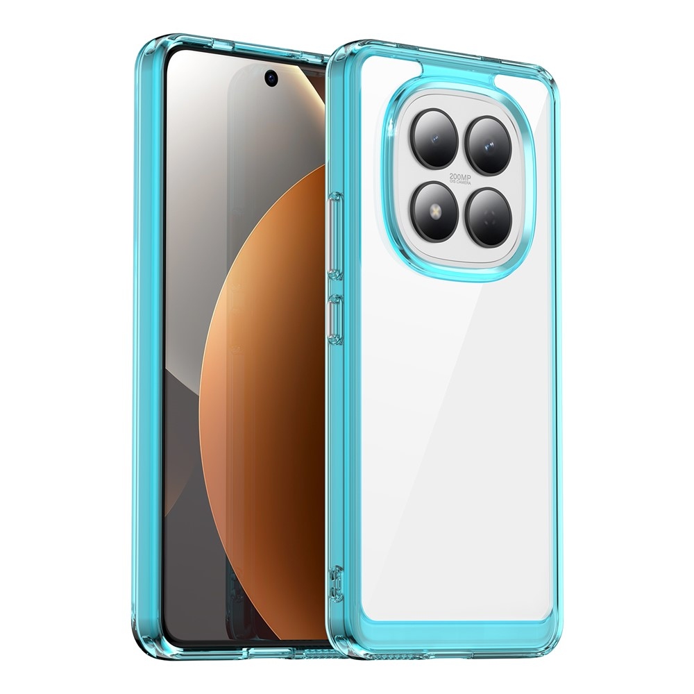 Gelový obal s pevnými zády na Xiaomi Redmi Note 15 Pro 4G - světlemodrý