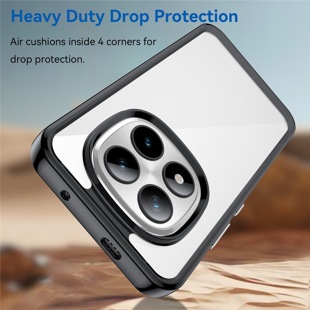 Gelový obal s pevnými zády na Xiaomi Redmi Note 15 Pro+ 5G - černý