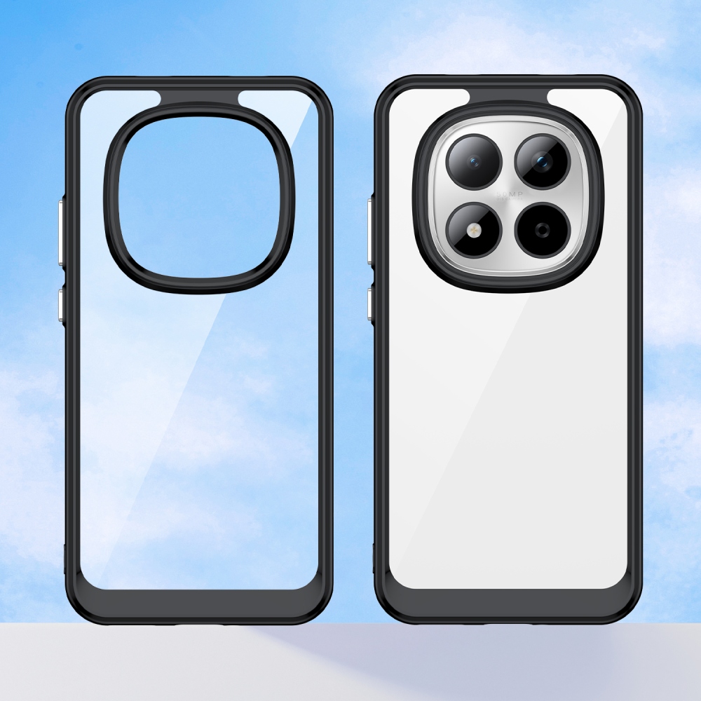 Gelový obal s pevnými zády na Xiaomi Redmi Note 15 Pro 5G - černý