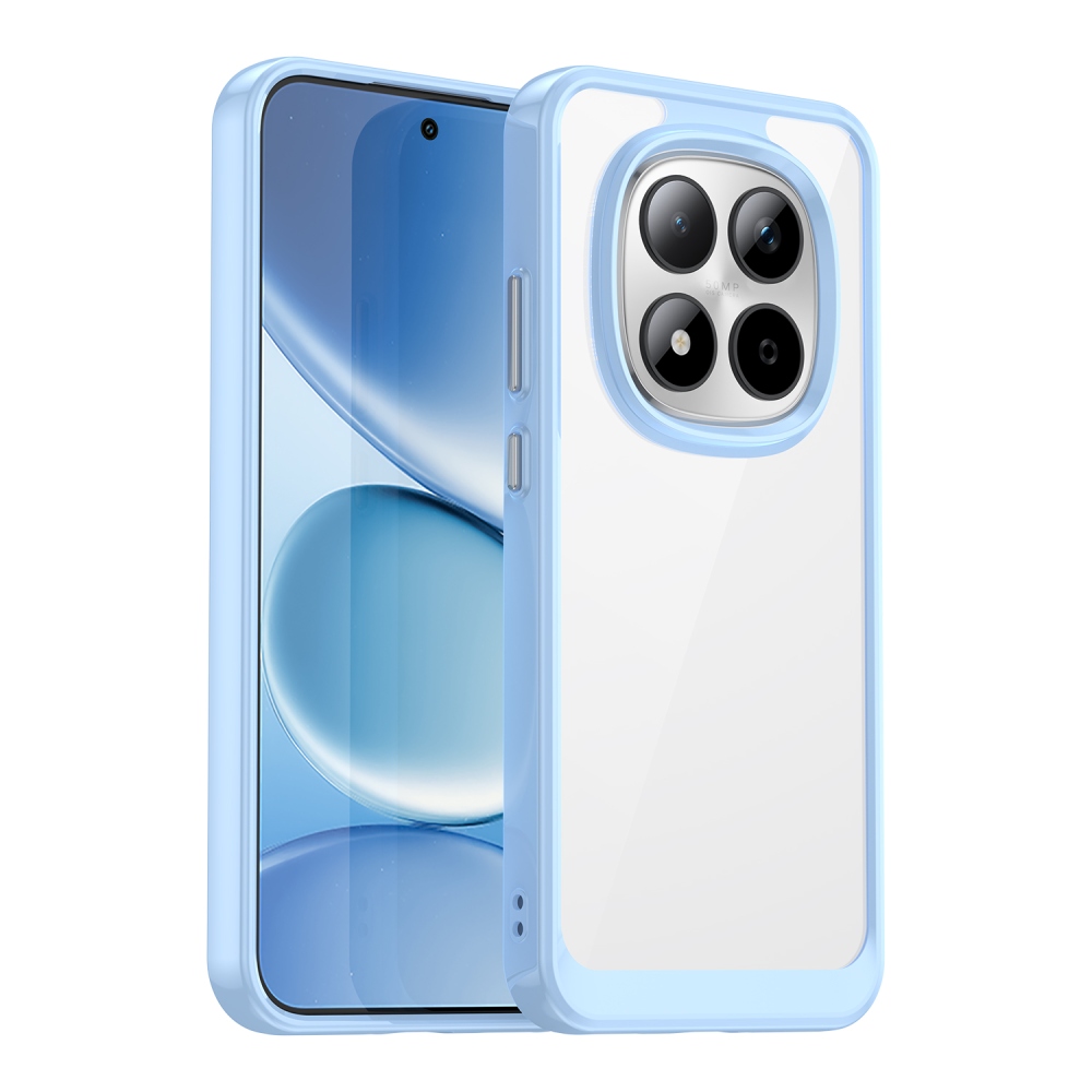 Gelový obal s pevnými zády na Xiaomi Redmi Note 15 Pro 5G - modrý