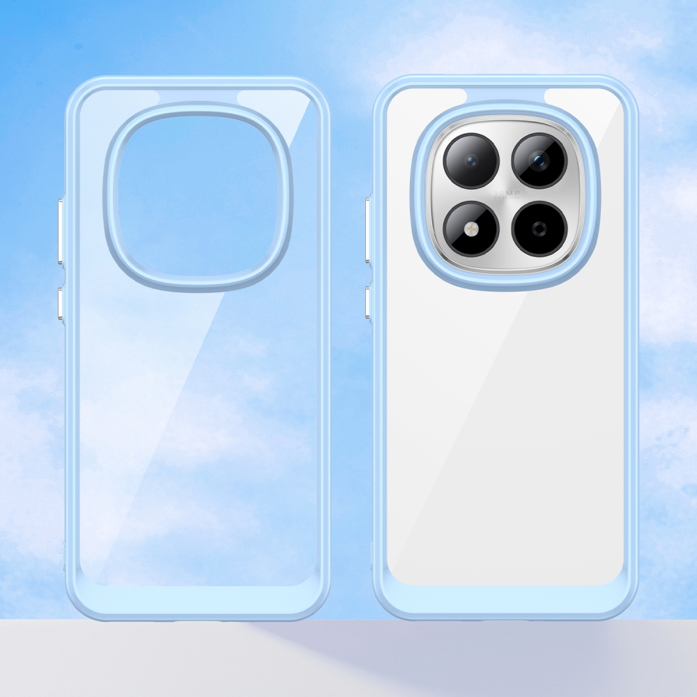 Gelový obal s pevnými zády na Xiaomi Redmi Note 15 Pro 5G - modrý