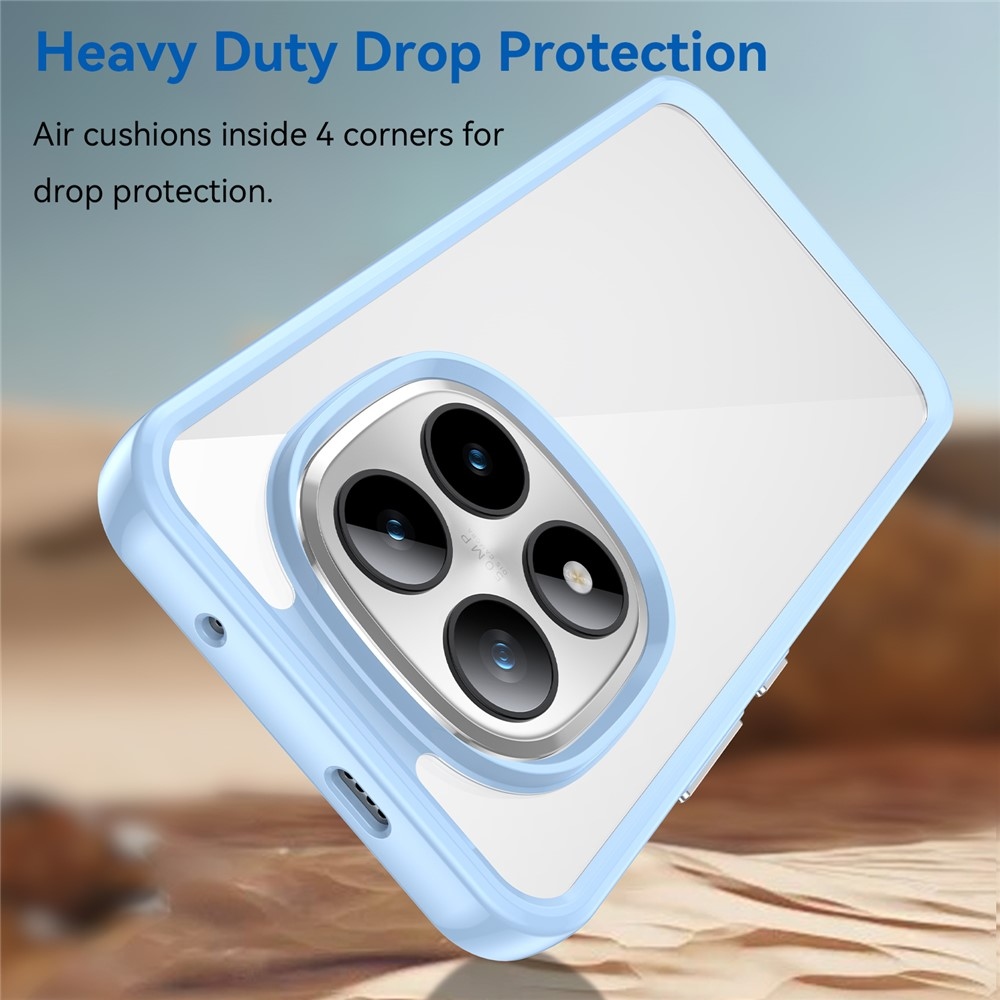 Gelový obal s pevnými zády na Xiaomi Redmi Note 15 Pro+ 5G - modrý