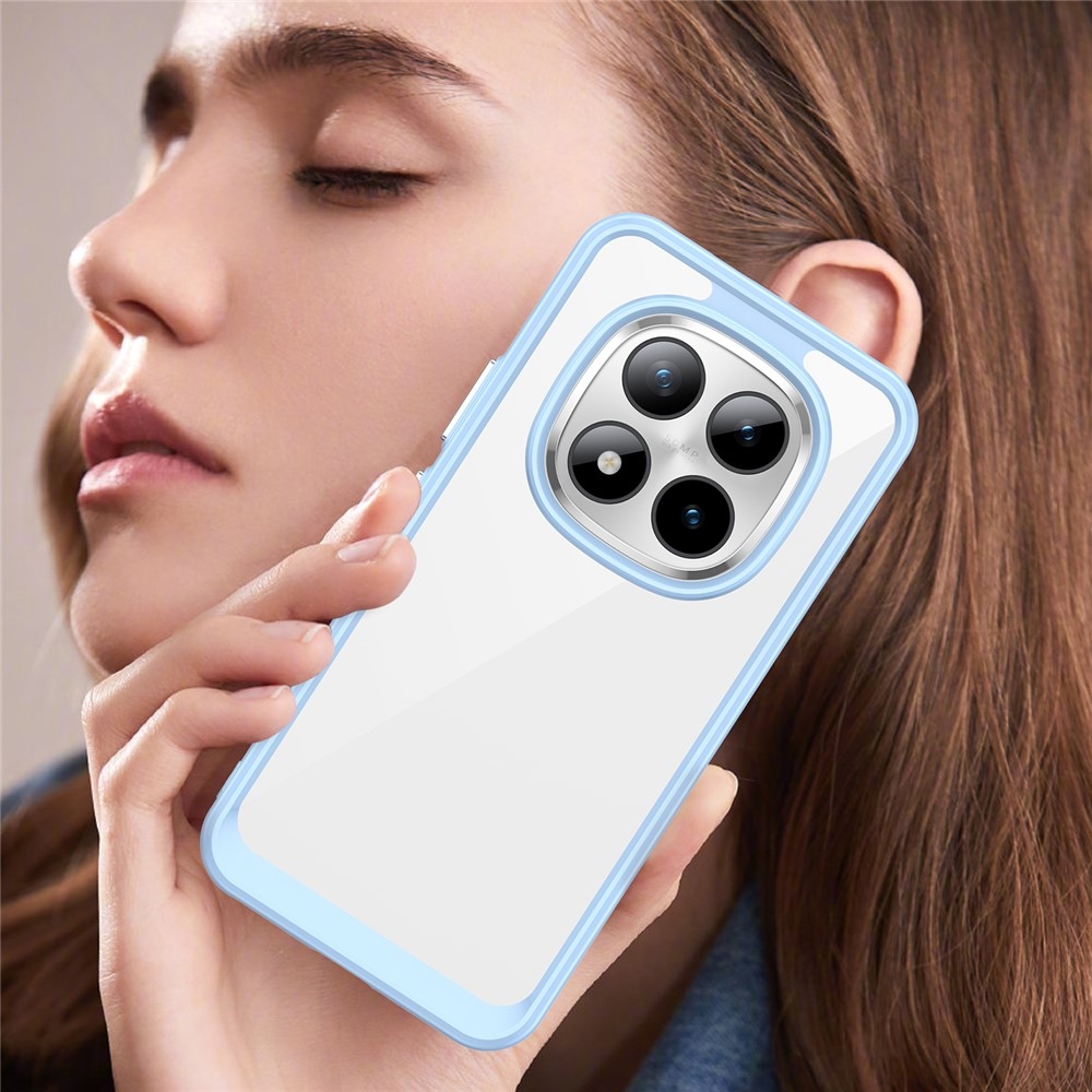 Gelový obal s pevnými zády na Xiaomi Redmi Note 15 Pro+ 5G - modrý