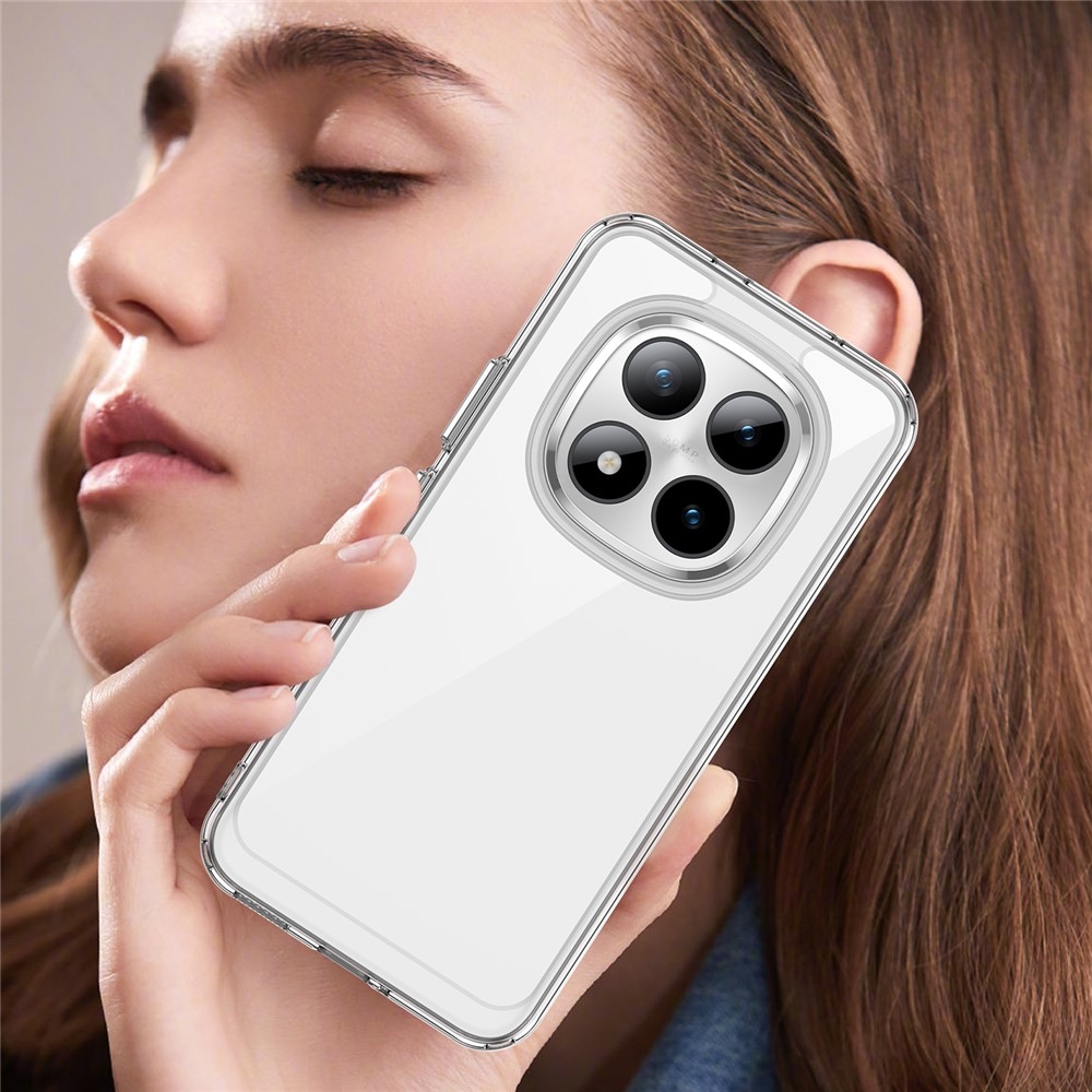 Gelový obal s pevnými zády na Xiaomi Redmi Note 15 Pro+ 5G - průhledný