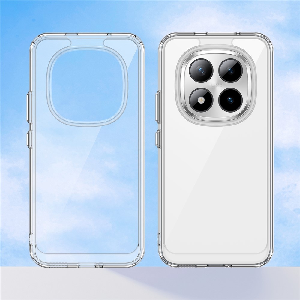 Gelový obal s pevnými zády na Xiaomi Redmi Note 15 Pro+ 5G - průhledný