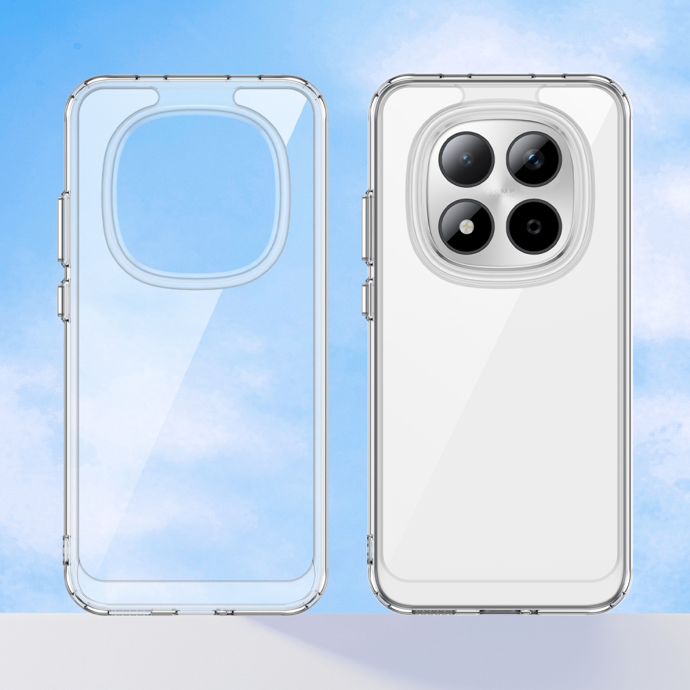 Gelový obal s pevnými zády na Xiaomi Redmi Note 15 Pro 5G - průhledný